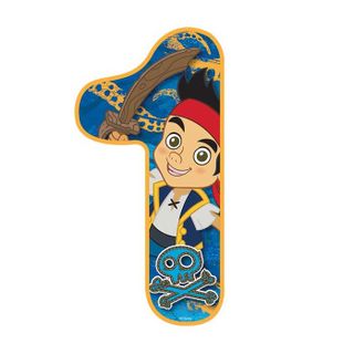 DISNEY JAKE AND THE NEVER LAND PIRATES NUMBER 1 | EDIBLE IMAGE