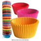 390 BAKING CUPS - ASSORTED COLOURS - 500 PIECE PACK