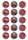 DISNEY CARS - 2 INCH/5CM CUPCAKE IMAGE SHEET - 15 PER SHEET