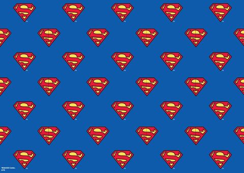SUPERMAN - PATTERN SHEET A4 EDIBLE IMAGE