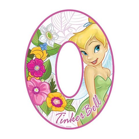 DISNEY FAIRIES NUMBER 0 | EDIBLE IMAGE