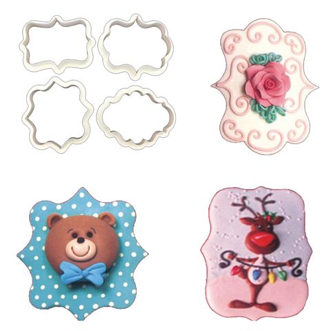 ASSORTED PLAQUE | COOKIE CUTTER | 4 PIECE