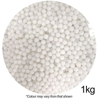 SPRINK'D | SUGAR BALLS | POLISHED WHITE | 4MM | 1KG | B/B 18/07/25