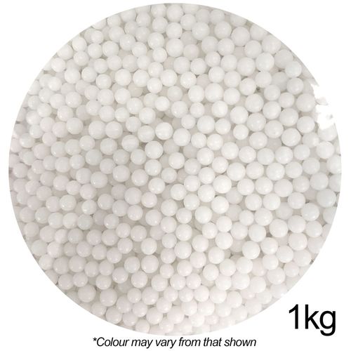 SPRINK'D | SUGAR BALLS | POLISHED WHITE | 4MM | 1KG | B/B 18/07/25