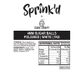 SPRINK'D | SUGAR BALLS | POLISHED WHITE | 4MM | 1KG | B/B 18/07/25
