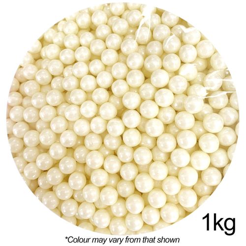 SPRINK'D | SUGAR BALLS | IVORY | 8MM | 1KG