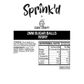 SPRINK'D | SUGAR BALLS | IVORY | 2MM | 500G