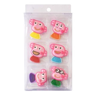 PEPPA PIG | SUGAR DECORATIONS | 6 PIECE PACK