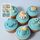 CHRISTENING ASSORTMENT BABY BLUE | SUGAR DECORATIONS | 6 PIECE PACK