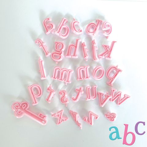 Bubble FONT Cookie Cutters Fondant Letters, Letters for Cake Decorating 