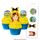 THE WIGGLES | EDIBLE WAFER CUPCAKE TOPPERS | 16 PIECE PACK | B/B 30/03/24