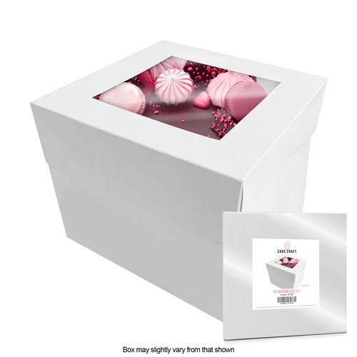 CAKE CRAFT | 8X8X10 INCH CAKE BOX | RETAIL PACK