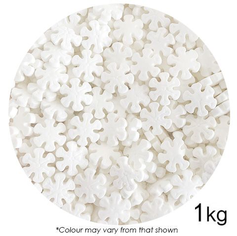 SPRINK'D | WHITE SNOWFLAKES | 12MM | 1KG