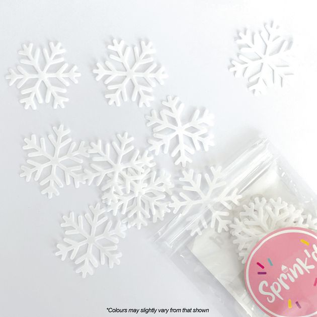 Edible Snowflake Sprinkles for Drinks – Krazy Sprinkles  1/2 Cup