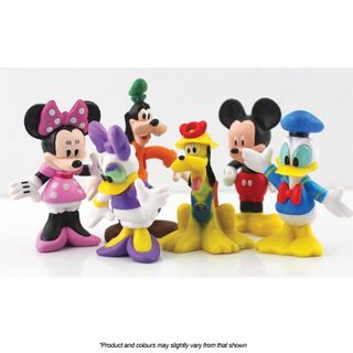 MICKEY & FRIENDS | PLASTIC FIGURINES | 6 PIECE SET