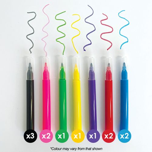 Multi-Color Pack Mini Edible Ink Markers