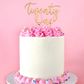 CAKE CRAFT | METAL TOPPER | TWENTY ONE | GOLD | 10CM