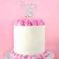 CAKE CRAFT | METAL TOPPER | HAPPY 18TH | SILVER | 12CM