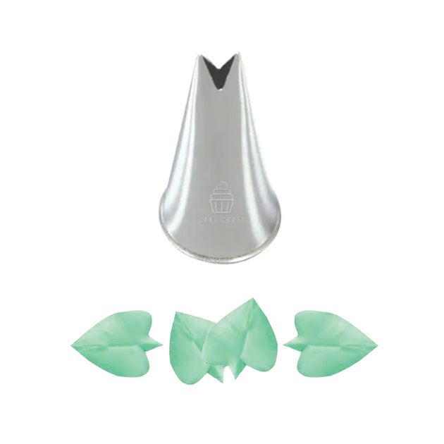 CAKE CRAFT #366 LARGE LEAF PIPING TIP STAINLESS STEEL