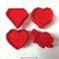 LOVE 4 | PLUNGER CUTTERS | 4 PIECES