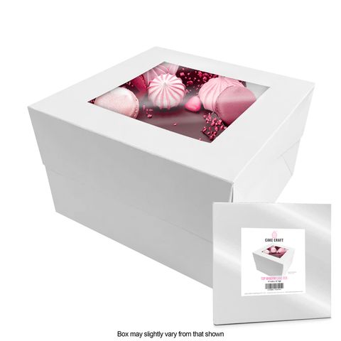 CAKE CRAFT | 14X14X12 INCH CAKE BOX | RETAIL PACK