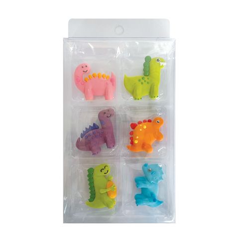 DINOSAURS | SUGAR DECORATIONS | 6 PIECE PACK