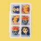 WONDER WOMAN | SUGAR DECORATIONS | 6 PIECE PACK | B/B 30/12/25