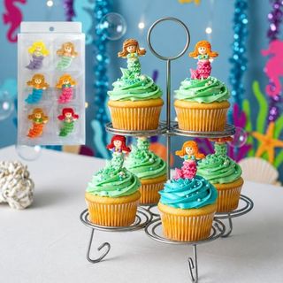 MERMAIDS | SUGAR DECORATIONS | 6 PIECE PACK