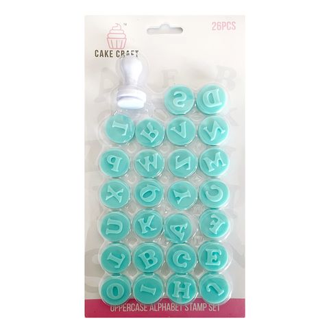 CAKE CRAFT | UPPERCASE | ALPHABET STAMP SET