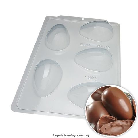 BWB | SMOOTH EGG MOULD 100G | 3 PIECE