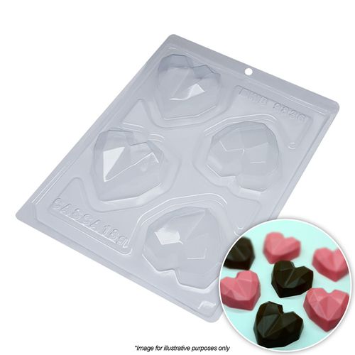 BWB | SMALL GEO HEARTS MOULD | 3 PIECE