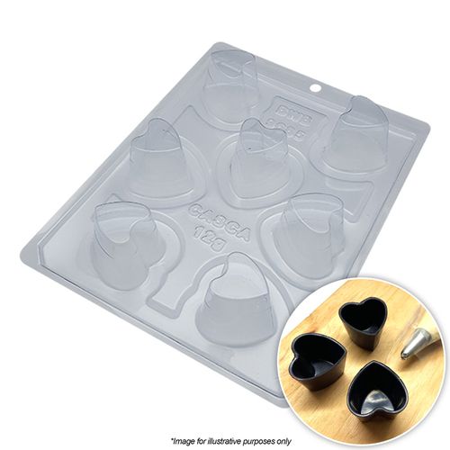 BWB | HEART MOUSSE CUP MOULD |  3 PIECE