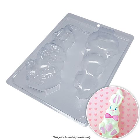 BWB | SITTING BUNNY RABBIT MOULD | 3 PIECE