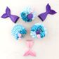 BWB | MEDIUM MERMAID TAILS MOULD | 3 PIECE