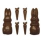 BWB | BUNNY RABBIT WITH CARROTS MOULD | 1 PIECE