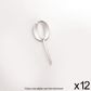 CAKE CRAFT | #0 | 3.5CM | SILVER MIRROR | ACRYLIC CUPCAKE TOPPER | 12 PACK