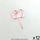 CAKE CRAFT | #60 | 3.5CM | ROSE GOLD MIRROR | ACRYLIC CUPCAKE TOPPER | 12 PACK