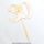 CAKE CRAFT | #30 | 9CM | GOLD MIRROR | ACRYLIC CAKE TOPPER
