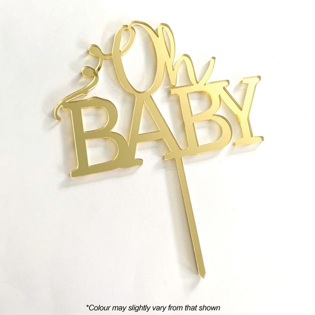 Cake topper on sale oh baby