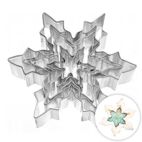 SNOWFLAKE | COOKIE CUTTER | SET OF 5