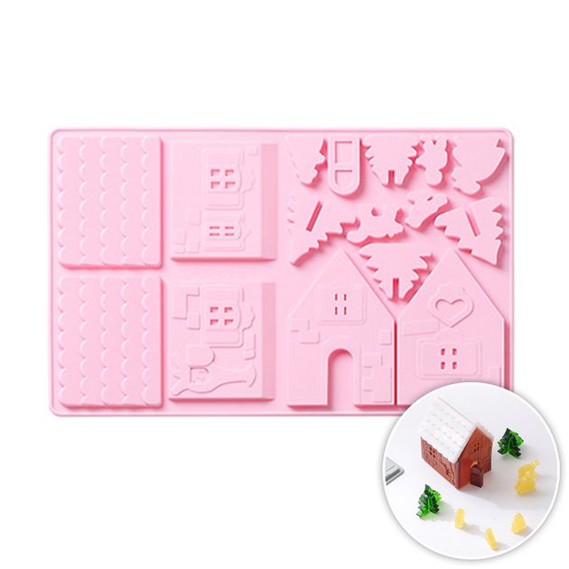 Silicone gingerbread 2025 house mould