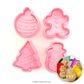 CHRISTMAS | PLUNGER CUTTERS | SET OF 4