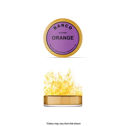 BARCO | FLITTER GLITTER | ORANGE | NON TOXIC | 10ML