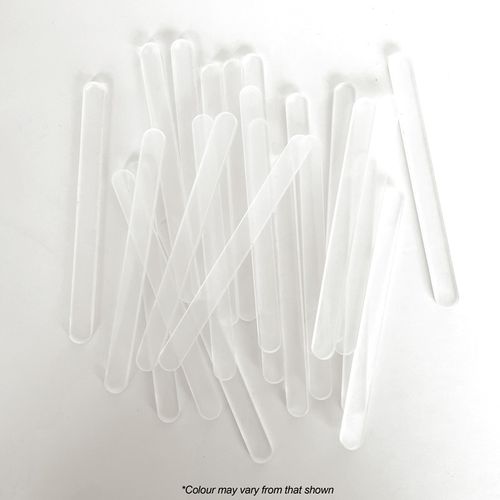 CLEAR | POPSICLE STICKS | 24 PACK