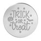TRICK OR TREAT ROUND | SILVER | MIRROR TOPPER
