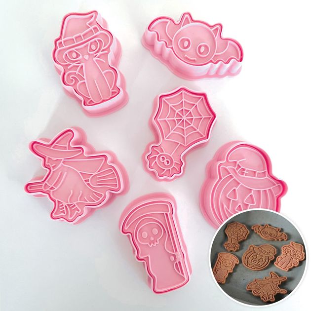 HALLOWEEN CUTTER & EMBOSSER SET 6 PIECES