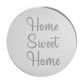 HOME SWEET HOME ROUND | SILVER | MIRROR TOPPER | 50 PACK