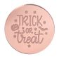 TRICK OR TREAT ROUND | ROSE GOLD | MIRROR TOPPER | 50 PACK