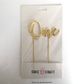 CAKE CRAFT | METAL TOPPER | ONE | GOLD