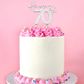 CAKE CRAFT | METAL TOPPER | HAPPY 70TH | SILVER